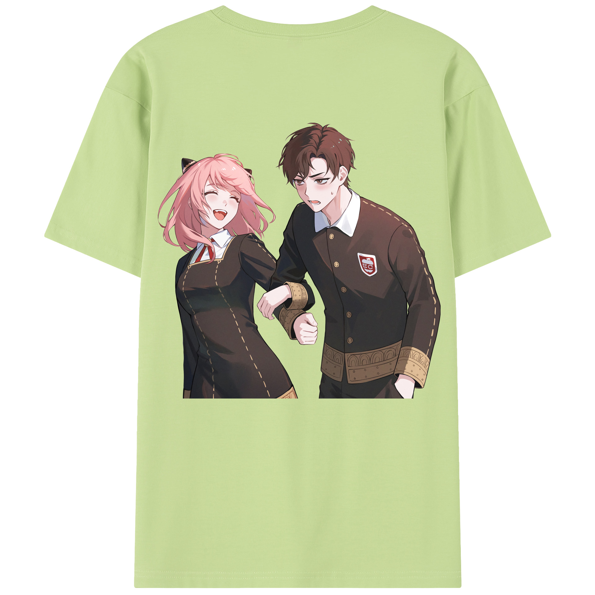 （画像用） SPY×FAMILY间谍家家酒 綿100％半袖Tシャツ（背面プリント）